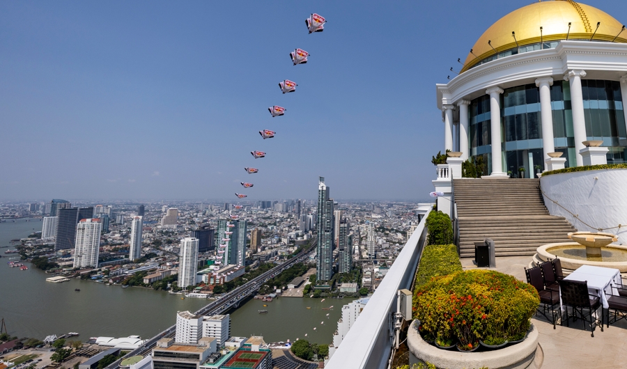 Lebua Bangkok Hosts Thailand’s First-Ever Wingsuit Flight - TRAVELINDEX